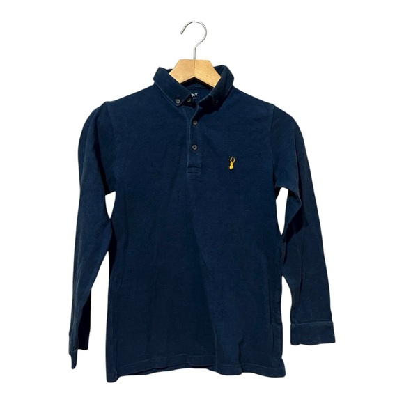 Next Boys Polo Shirt Trio Long Sleeves Size 9 Lot Bundle - Picture 2 of 6